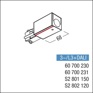 End-Einspeisung links ws 3p