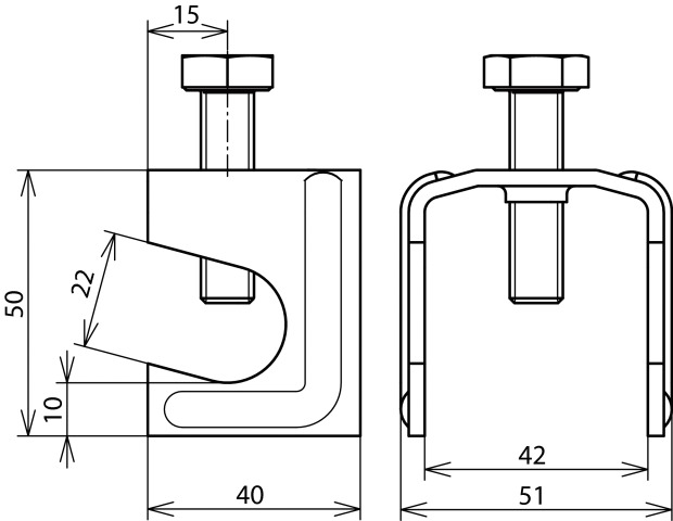 Klemmverbinder ST unbeh SKT-Schr Ø6,0-22,0mm