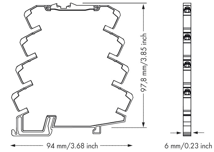 Trennverstärker 24V Serie 857 2Kan Federzugans 300Ohm