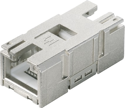 Adapter RJ45 RJ45 Buchse Schirm