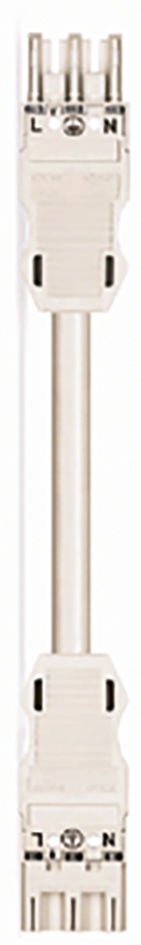 Verbindungskabel 3p Serie 771 H05VV-F ws 2,5qmm 3x2,5qmm L7000mm Buchse Stecker
