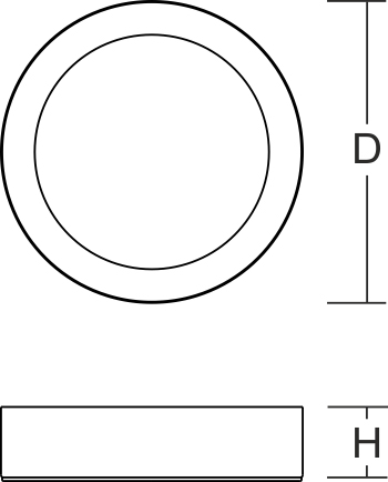 Aufbaugehäuse ws ToledoFlat ST Ø317mm