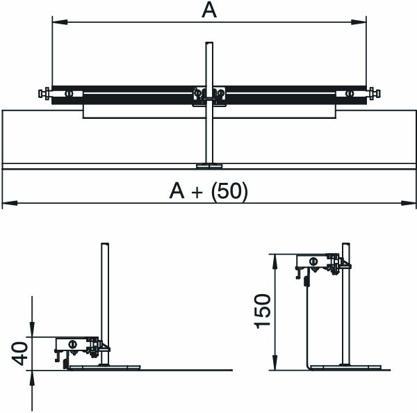 Endstück UF-K 40x200mm