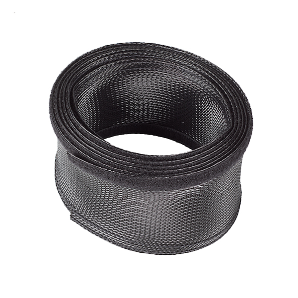 Hohlgeflechtschlauch PES Ø50,8mm unbeh Ø0-50mm/Bü Kst sw hfr