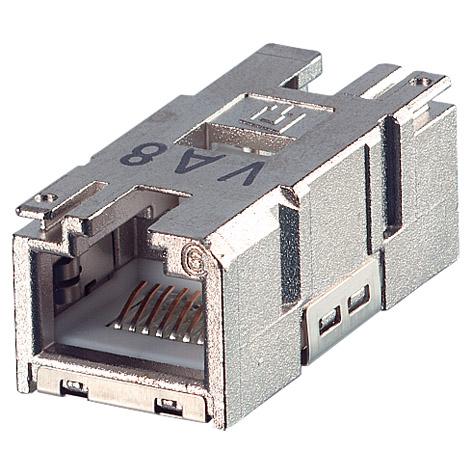 Modular-Kupplung 6 2x RJ45 Buchse/Buchse Schirm ger