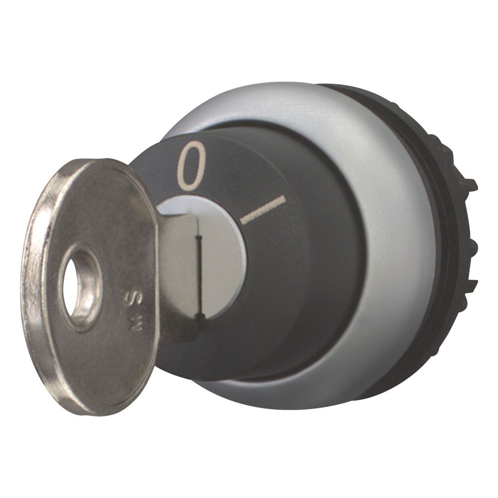 Schlüsselschalter 2stuf rnd Ø22,5mm Schaltfunktion verrastend