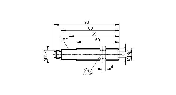 Lichttaster M18x1, DC