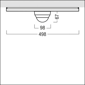 Bewegungsmelder TECTON ws 498mm