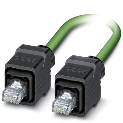 Patchkabel Cat5E SF/TQ IP67 5m gn RJ45 Ölbeständig nach EN IEC 60811-404 1:1