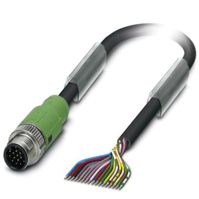 Sensor-Aktorkabel 17p 3m fr.Ende ger M12 PUR hfr Polyurethan (PUR)