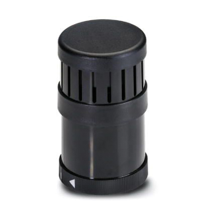 Akustikmelder Pulston Ø70mm IP65 sw 24V/DC