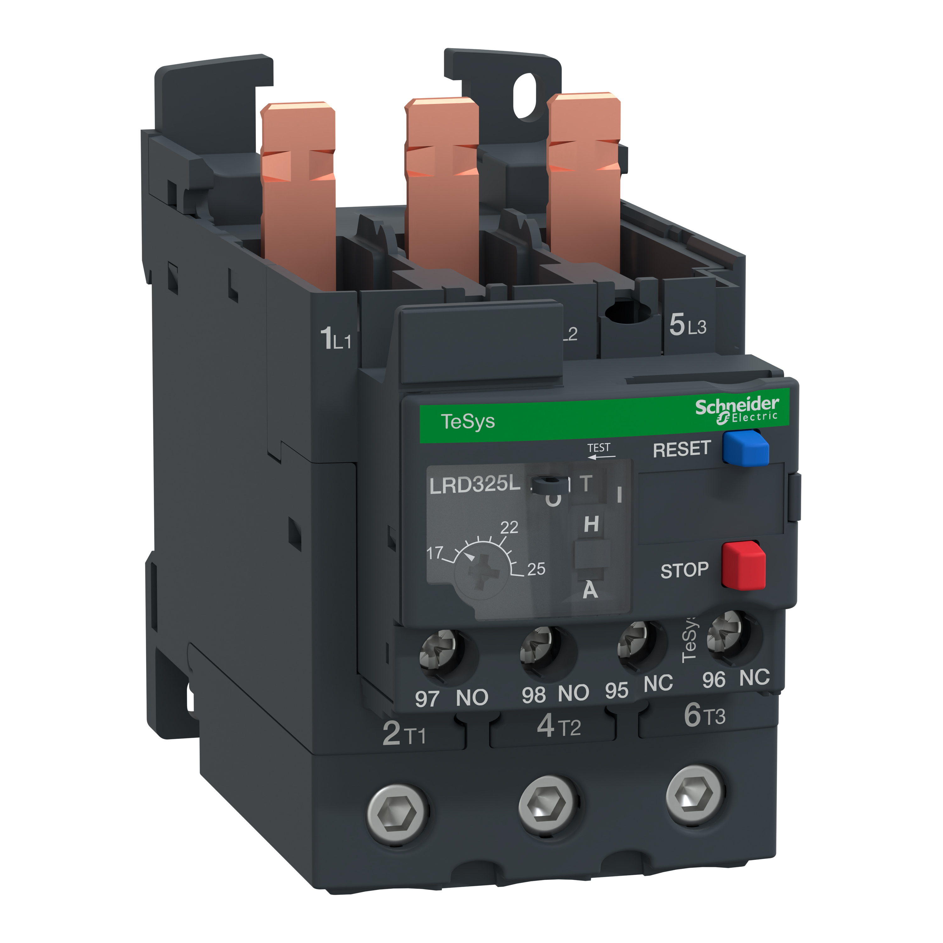 Überlastrelais therm 17-25A 1S/Hilf Direktanb/Einzel 1Ö/Hilf CLASS20 Schraub