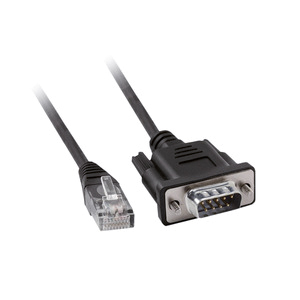 SPS-Verbindungskabel 3m SPS-and.Ger DB9S Geeignet für Eingangskarte SPS RJ45 9p