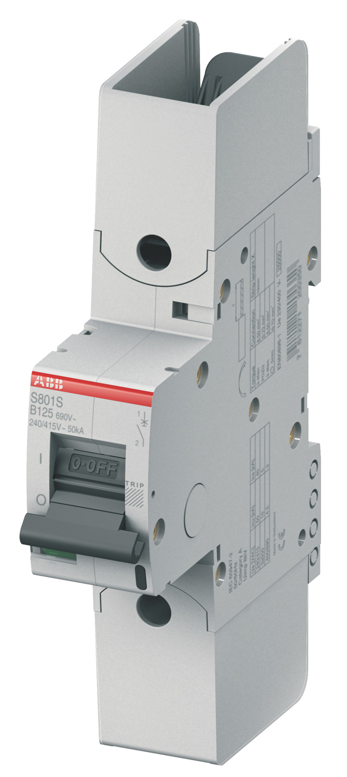 Leitungsschutzschalter DC B 100A 1p 250V 1,5TE Zusatzeinrichtungen möglich IP20