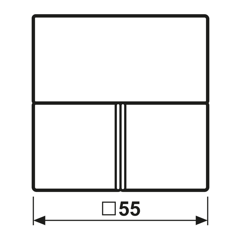 Wippe Serien Schalter AS/A aws glz f.Bussystem