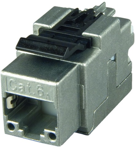 Modular-Buchse Cat6 RJ45 27-22AWG Schirm Feldkonf Litze massiv Schneidklemme IDC