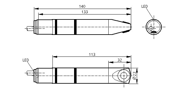 Durchflusswächter 1bar f.Gas 2-20m/s 1stuf Geeignet für Gase Gewindeanschluss