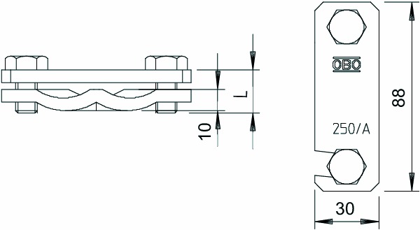 Kreuzverbinder ST f/vz SKT-Schr Ø6-22mm