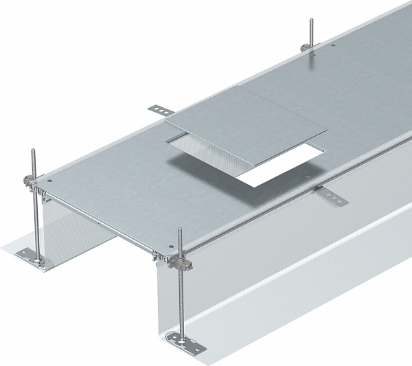 Unterflurkanal offen ST 400x2400mm 40-240mm