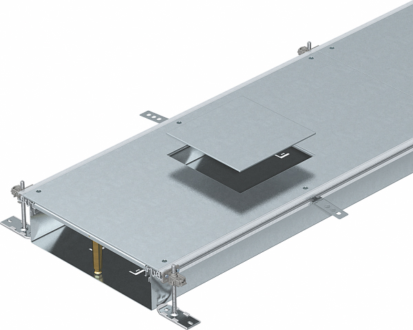 Unterflurkanal offen ST 1zug 400x2400mm 100-150mm Bodenwanne