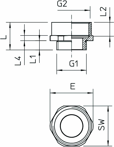 Erweiterungsring Ms 165 ADA M25/M32 vernick