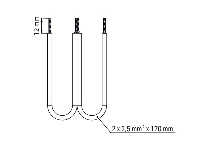 Drahtkettenbrücker 3p sw Serie 709 24A steckb isol m.Berührungss