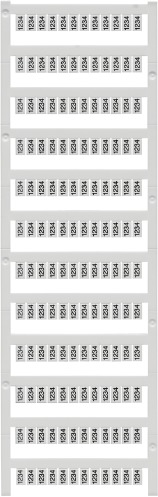 Klemmenmarkierung ws RM&#x3D;5mm unbedr horiz/vert