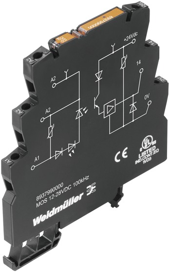 Optokoppler 12-28V 0,5A 12-28V m.LED-Anz Transistor LED