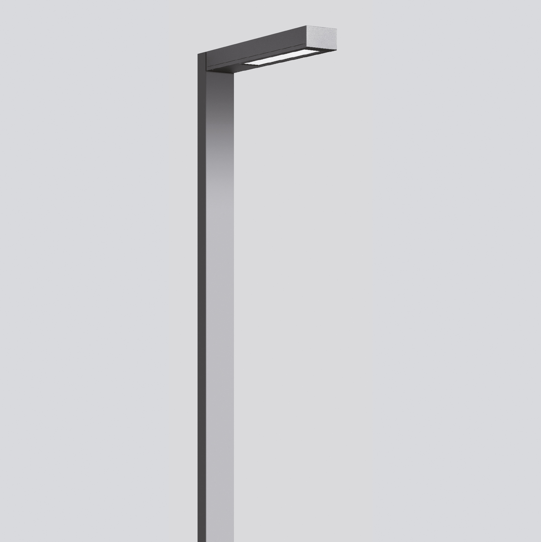 LED-Wegeleuchte 21,5W IP65 4000K 2694lm si Alu 1LED Gl_strukt
