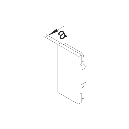 Endstück GEB-K 130x100mm BRS ST li/re vz natur hfr