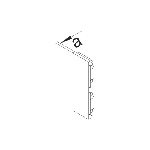 Endstück GEB-K 210x100mm BRS ST li/re vz natur hfr