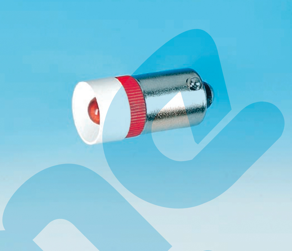 Kleinlampe 0,65W BA9s 130V gn Röhre Ø10x25mm einseitig gesockelt