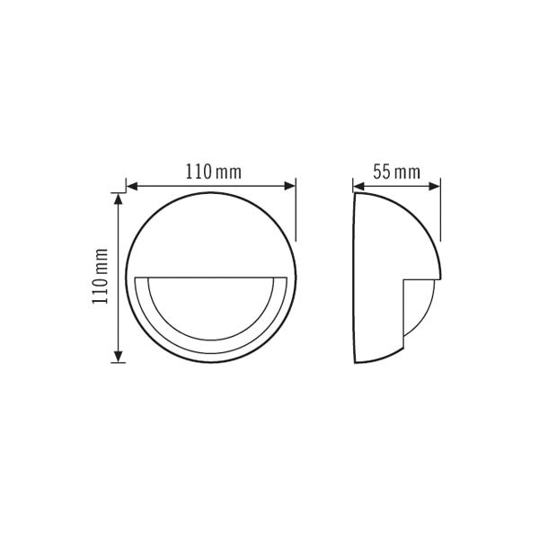 Bewegungsmelder AP 200° MD-W 230V ws mt IP55 Fernbedienbar 2300W