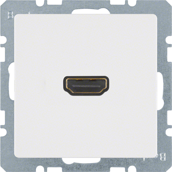 HDMI-Steckdose Q.1/Q.3 UPmont 1HDMI ws Unterputzmontage RAL9010