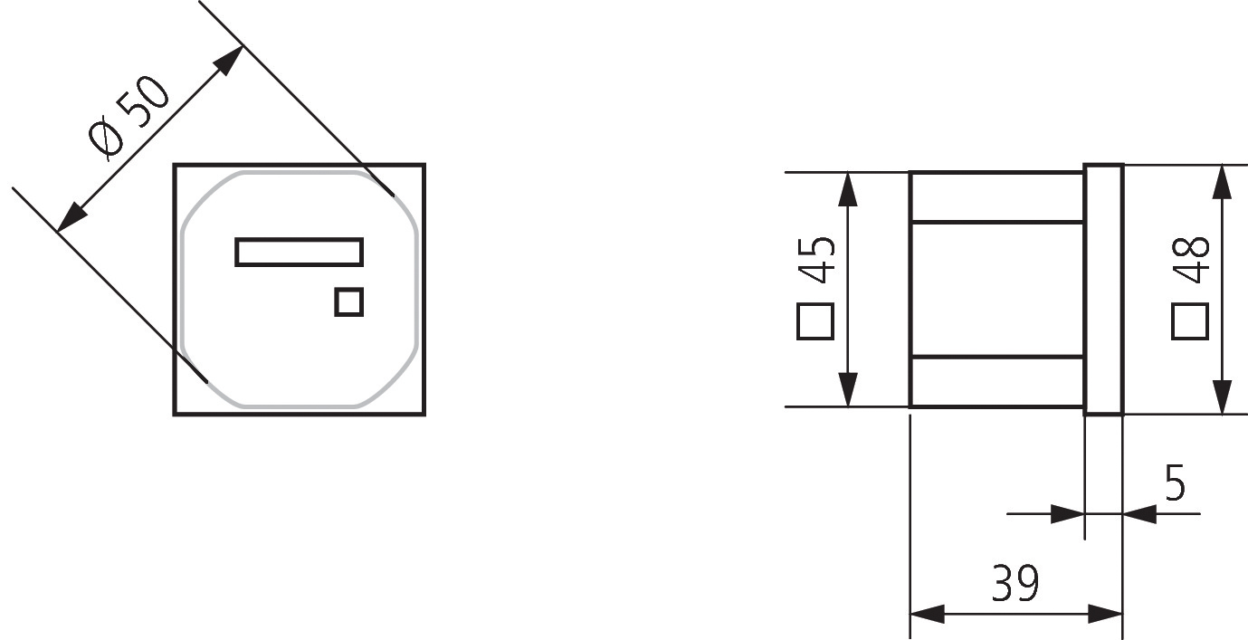 Betriebsstundenzähler analog FRmont AC 240V 99999h IP65 netzsync