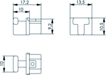 Staubschutz RJ45-Bu rt RAL3020