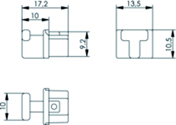 Staubschutz RJ45-Bu gn RAL6017