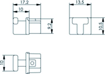 Staubschutz RJ45-Bu bl RAL5015