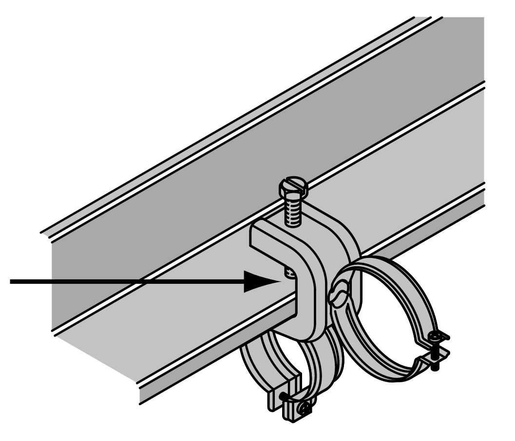 Trägerklammer 0-20mm ST besch