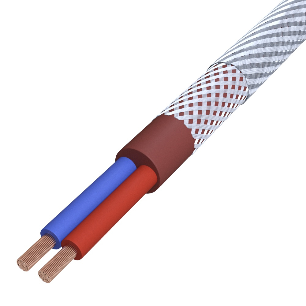 Gummischlauchleitung Eca SIHF-GL-P-O 2x1,5 rt-br TR1T Polyvinylchlorid (PVC)