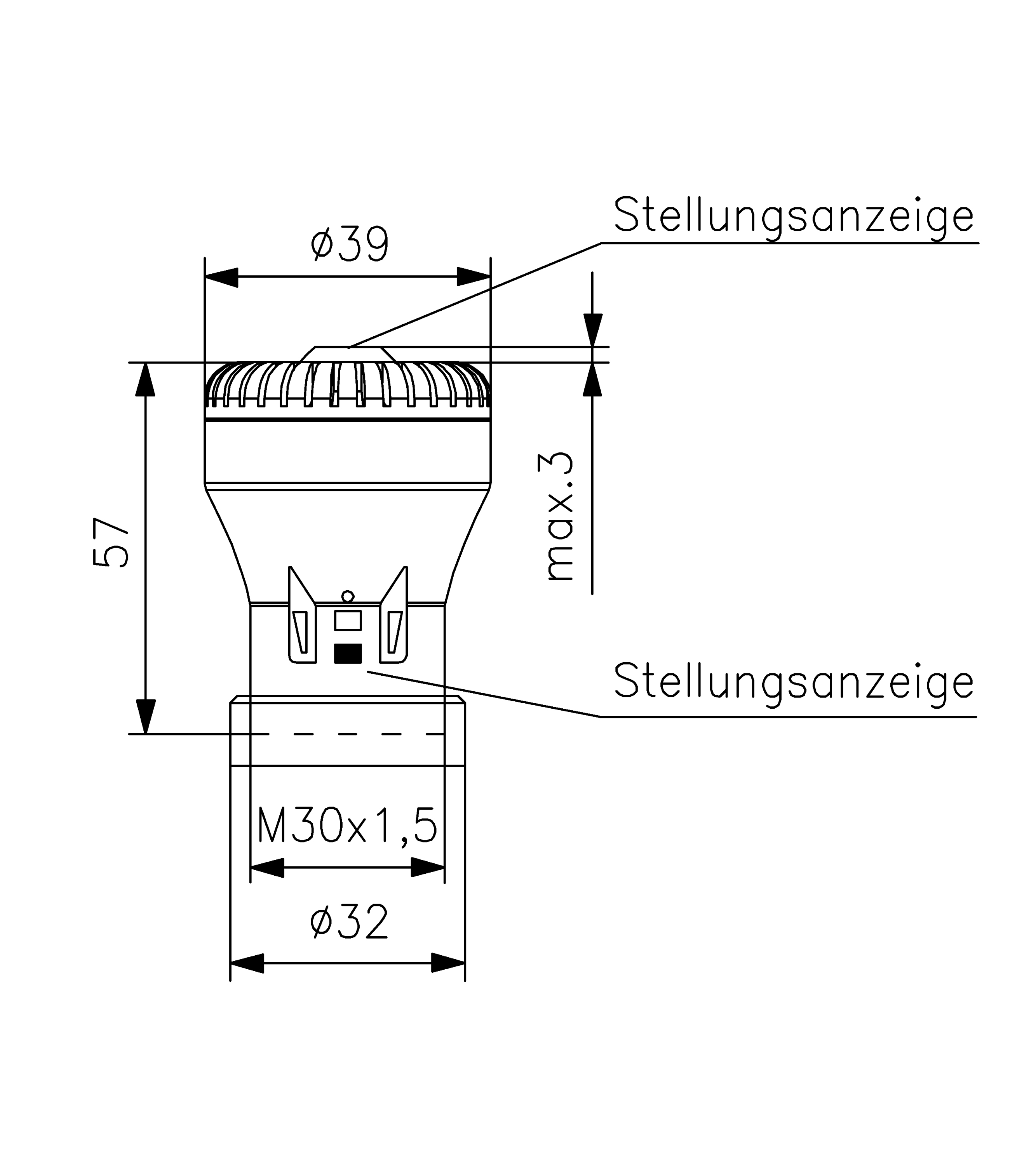 Heizungs-Stellmotor 24V AC IP42