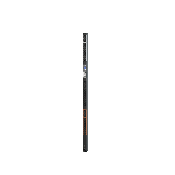Rack-Stromverteilung 1HE 24xC13 6xC19 M 260V m.Display m.LED-Anz Schaltbar