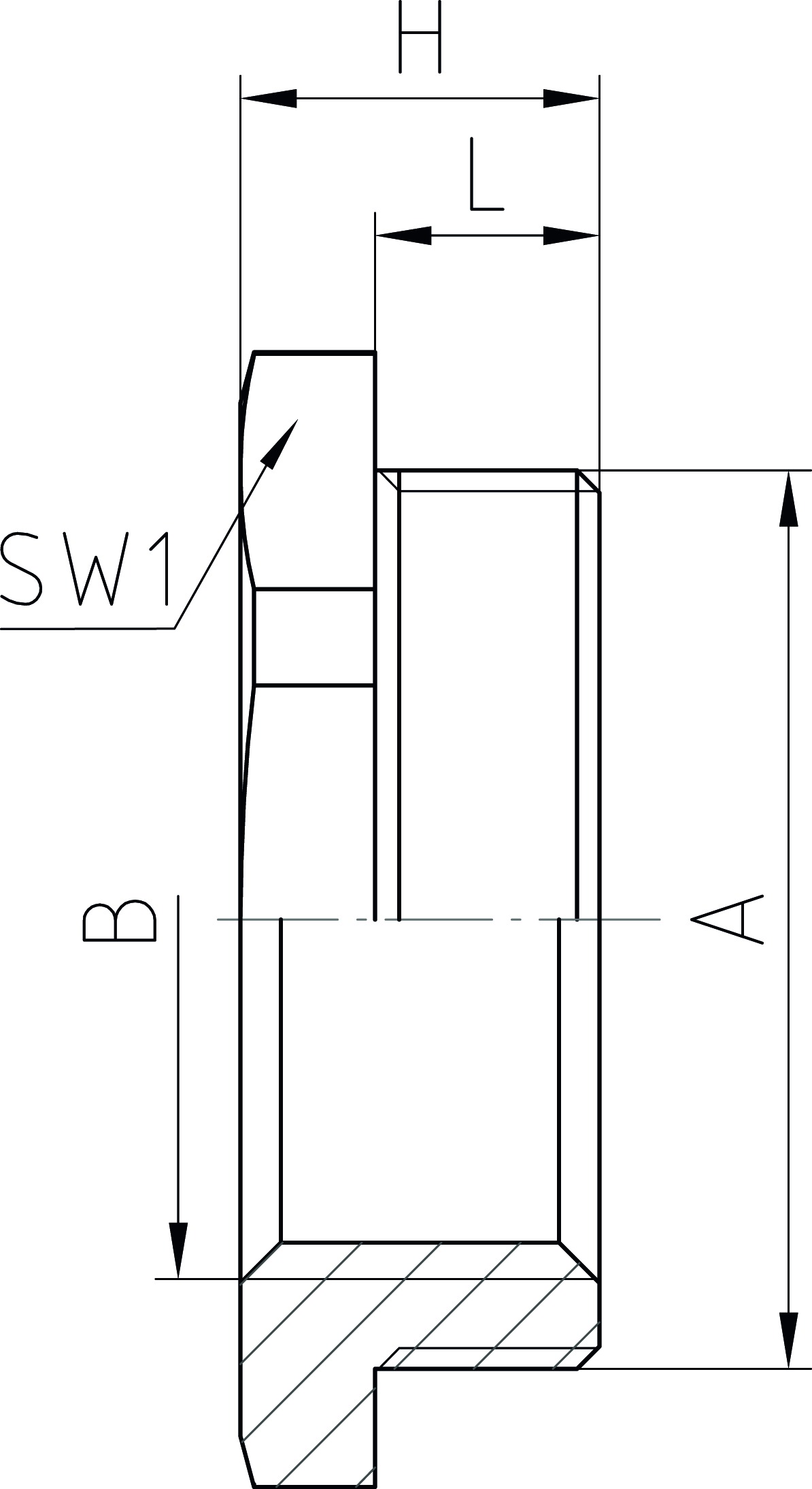 Reduzierring Kst M16/M12