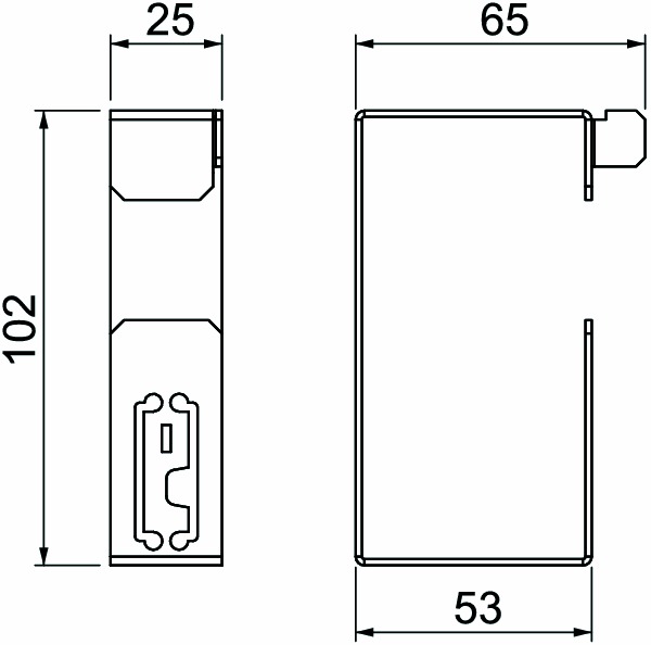 Zubehör BS-K Installationsbügel