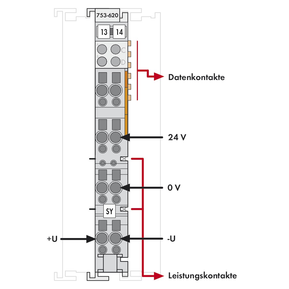 Kommunikations-Modul DALI, DC/DC-Konv. DC 24V