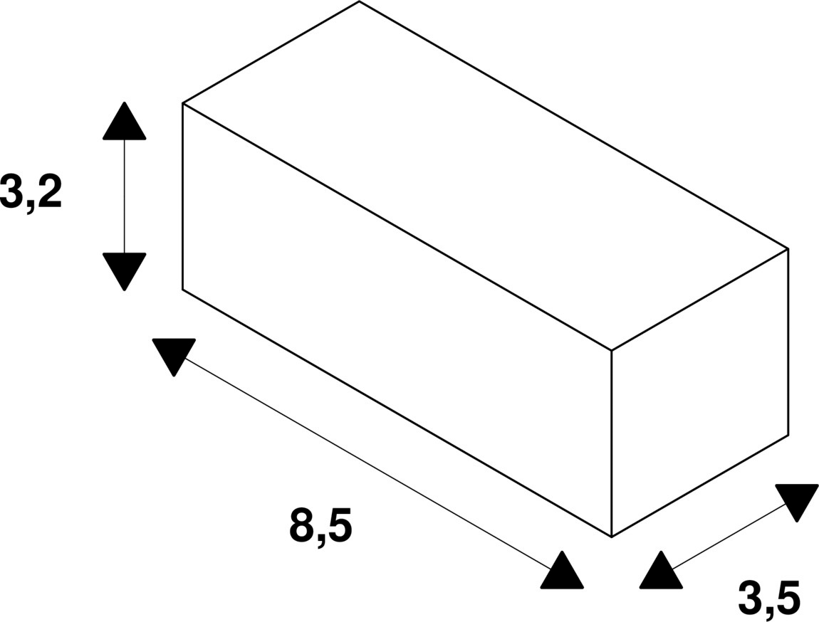 Leuchtenanschlussadapter ws 1p 85mm