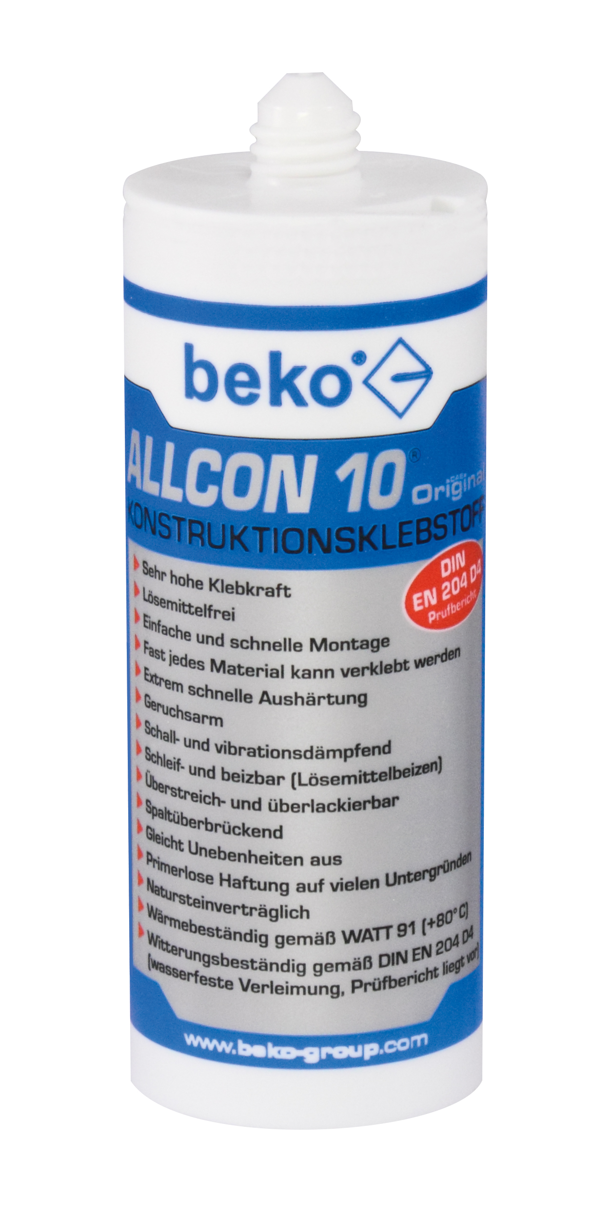 Konstruktionskleber Montagekleber 150ml Kartusche, Allcon 10