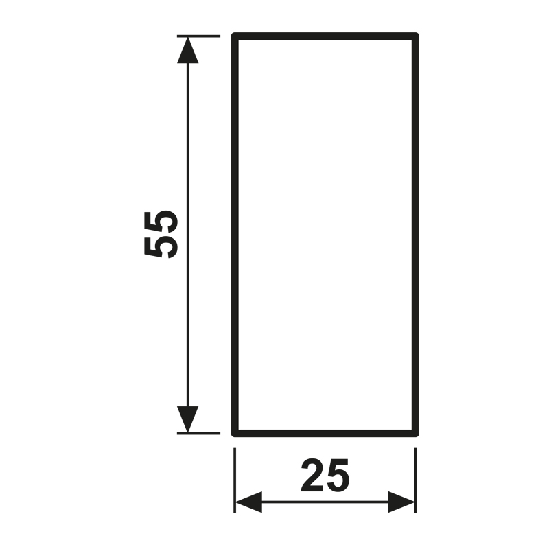 Abdeckung Schalter AS/A ws glz f.Bussystem