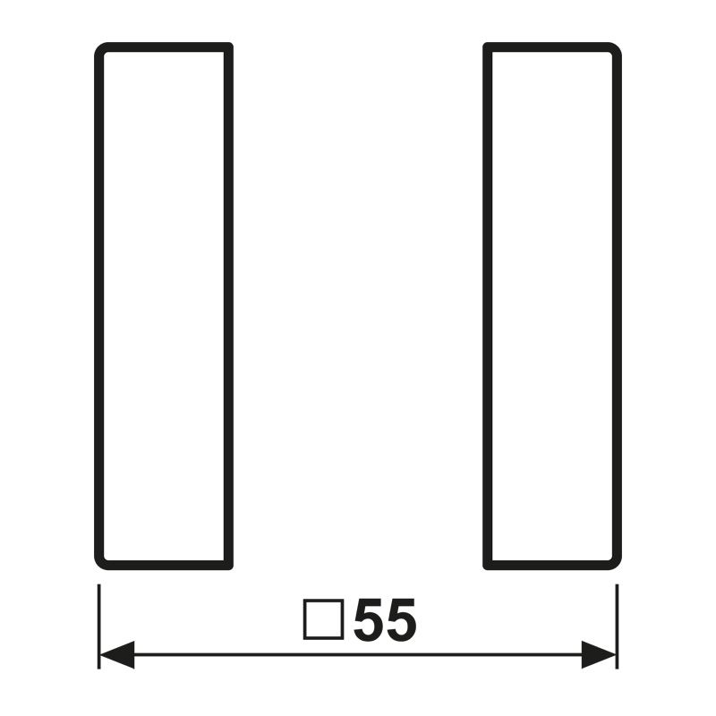 Wippe 1t Schalter AS/A aws glz f.Bussystem