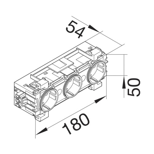 Steckdose 3f rt mt GEB-K IP20